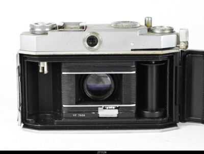 Agfa Karat 36 Folding Rangefinder Camera W/ Rodenstock Heligon 2