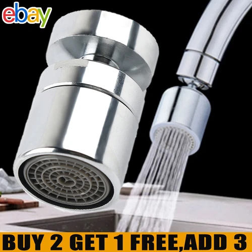 360° Rotate Kitchen Sink Water Saving Tap Faucet Head Nozzle Filter Anti Splash