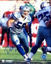 Dat Nguyen (Dallas Cowboys) signed 8x10 glossy photo INPERSON w/ COA (version 2)
