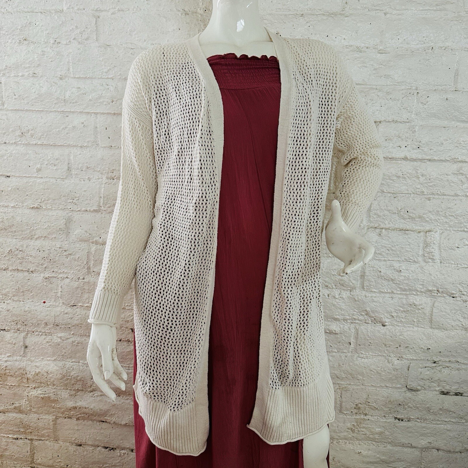 Universal Thread Lightweight Open Front Duster Ca… - image 6