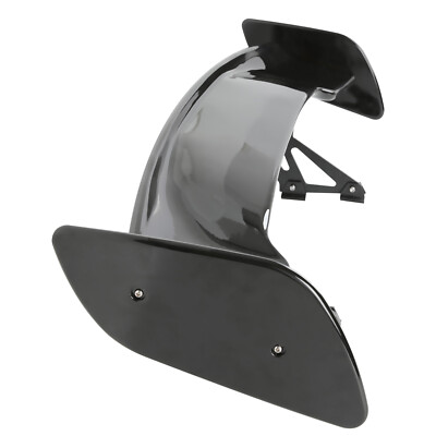 46” Rear Trunk Spoiler Adjustable GT-Style Glossy Black For