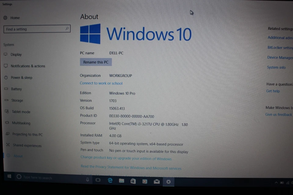 Dell Latitude 3330 Intel Core i3-3217U 1.8GHz 4GB 320GB HDD 13.3" Windows 10 Pro - Image 3 of 4