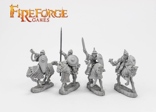 FIREFORGE GAMES JUNIOR DRUZHINA COMMAND 28mm FIGURES UNPAINTED FFG142 - 第 1/1 張圖片