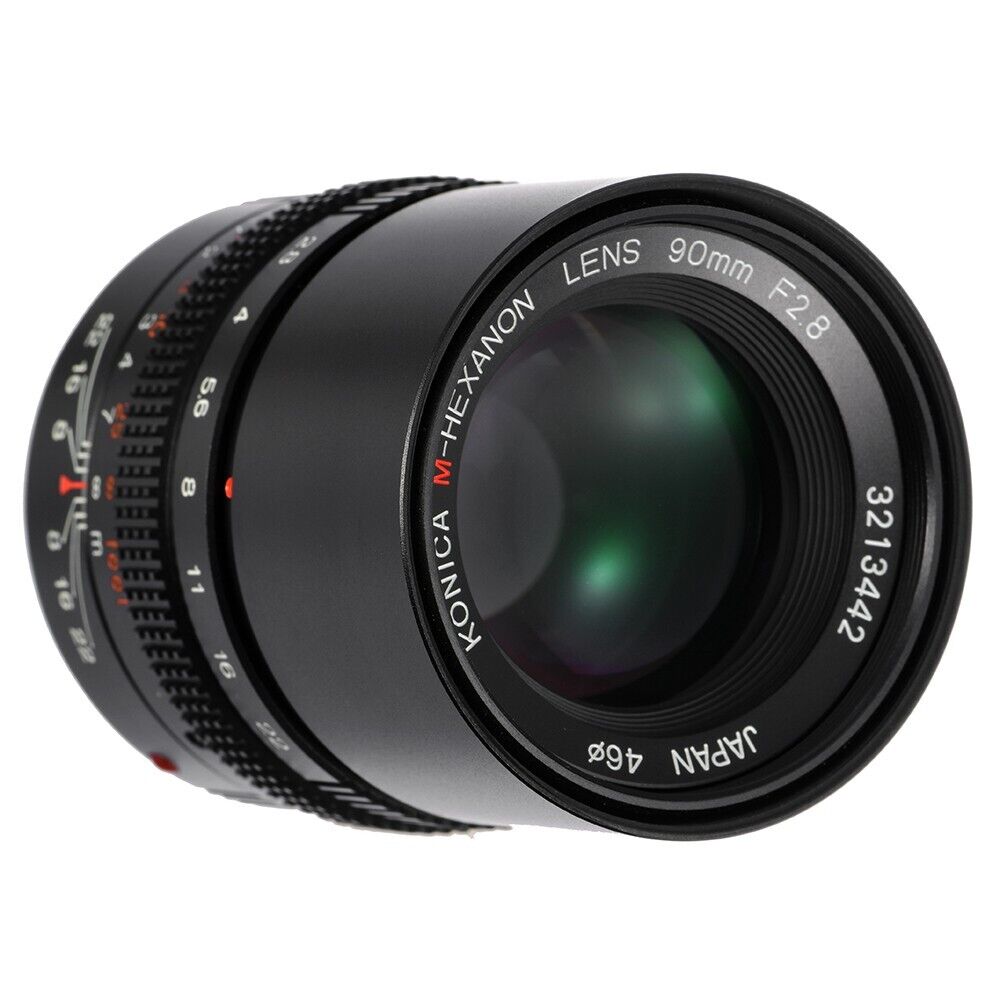 KONICA M-HEXANON 90mm F2.8 LENS LEICA M MOUNT / MINT / 90D KONICA M-HEXANON 90mm F2.8 LENS LEICA M MOUNT / MINT / 90D