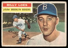 #270 Billy Loes 1956 Topps - Rounded Corners