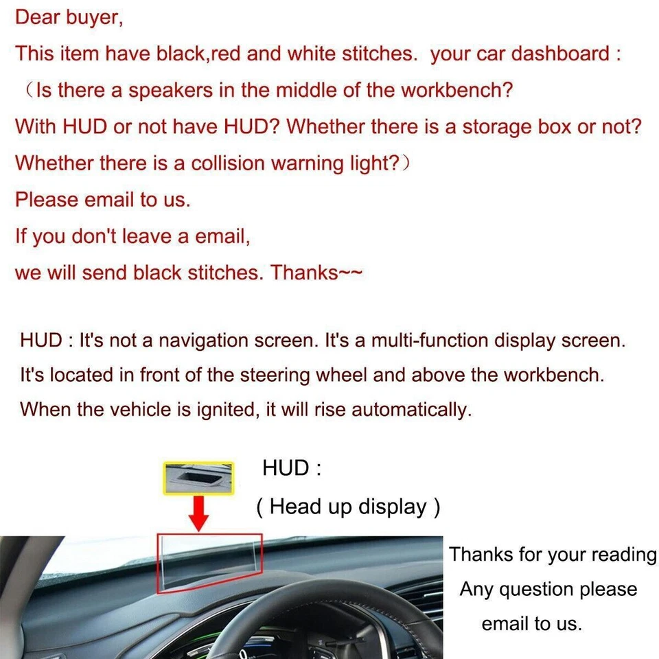 For Smart Fortwo 2011-14 leather Non-slip Dash Board Mat Dashboard Carpet Pad 1p Foto 2 de 4