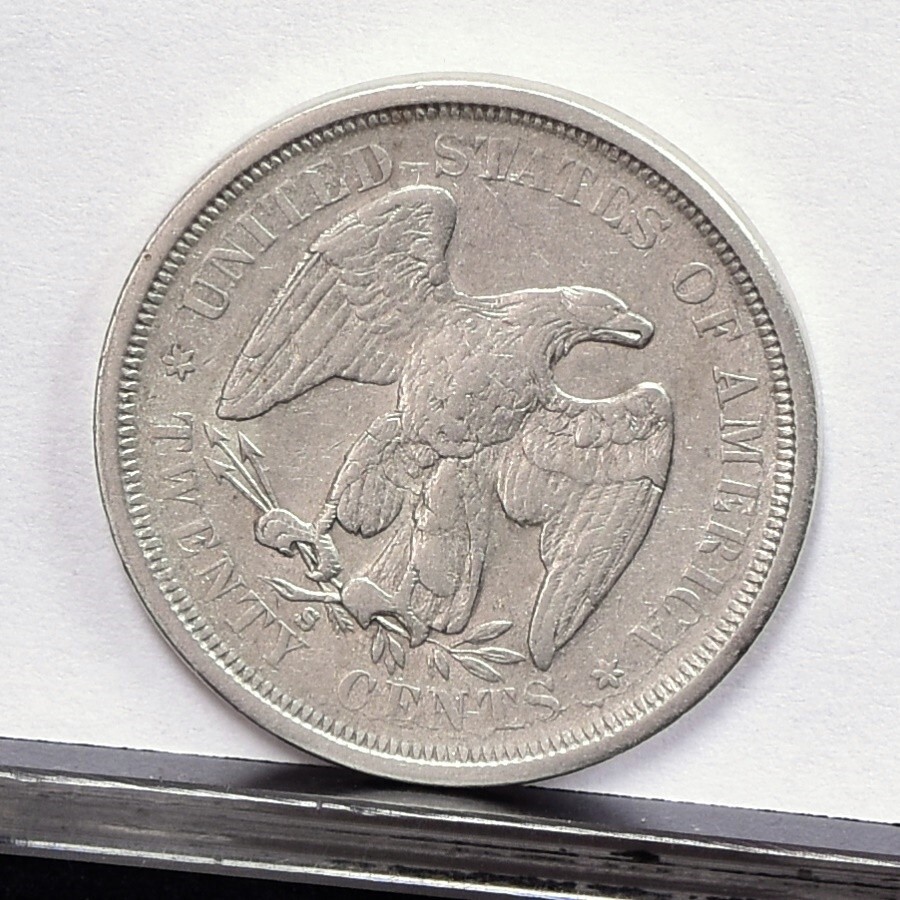 1875-S Twenty Cent Piece - AU Details, Cleaned (#57606-L) | eBay