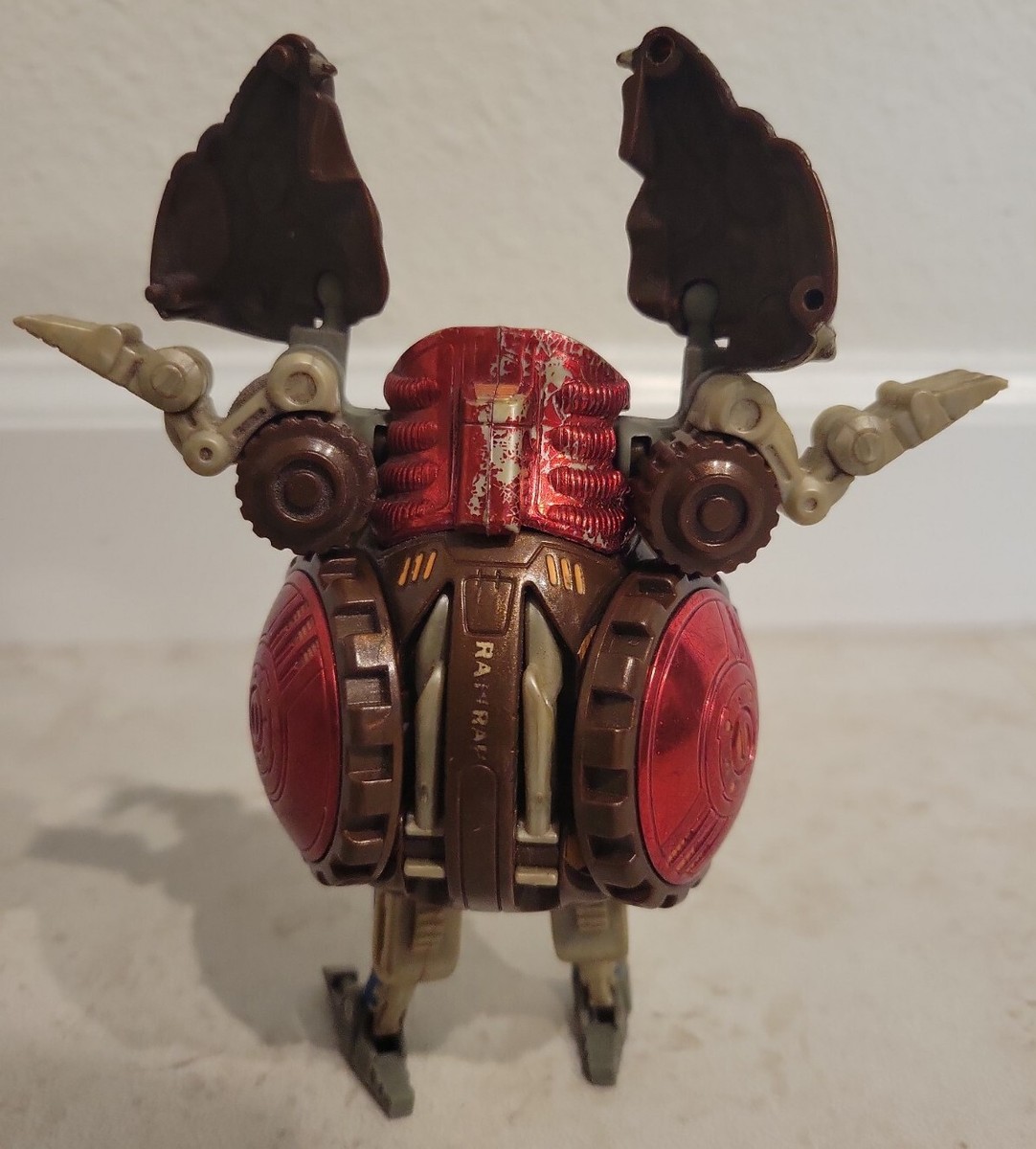 RATTRAP TRANSFORMERS BEAST WARS DELUXE TRANSMETALS 1997 RAT