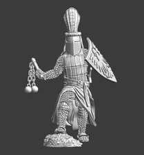 Northern Crusades Miniature Medieval Crusader Foot Knight Infantry 3D 28mm 54mm 