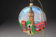 Nordstrom at home "I Love England" Landmark Christmas Ornament w/Box