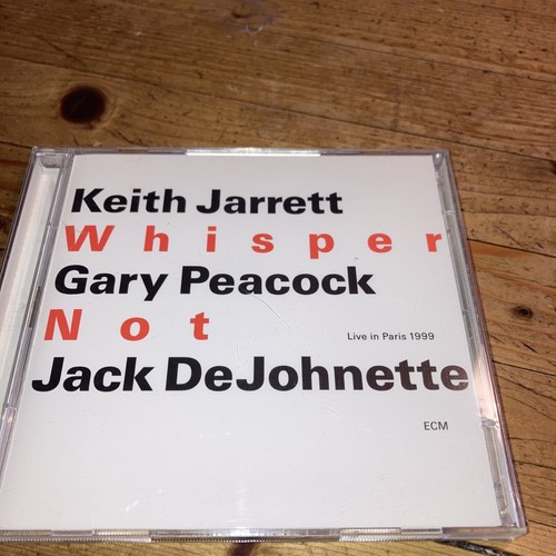 CDs Jarrett Peacocks De Johnette Live In Paris Whisper Not 0619 - 第 1/3 張圖片