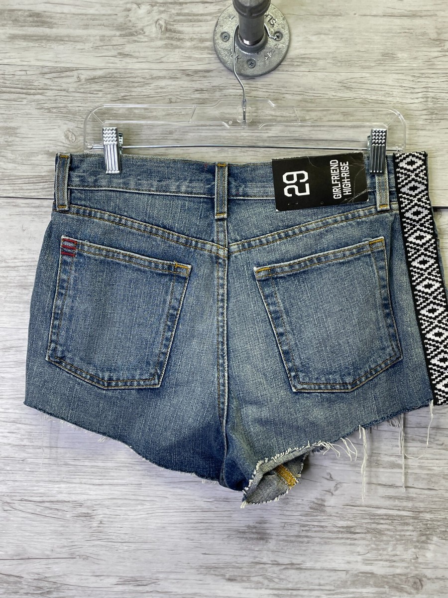 Short Coupé (cut-off) Haut Taille Haute Imprimé Floral - Marque BDG (Urban Outfitters) - Taille 29 - Occasion