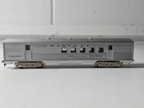 De colección Athearn HO Santa Fe U.S. Mail Railway Post Office Car #3406 Completo | Zustand: Used