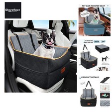 Hunde Autositz für kleine bis mittlere Hunde, Waschbarer hundesitz Auto mit A...