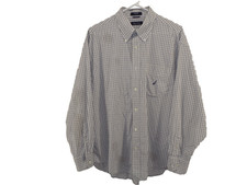 Nautica Mens Shirt Large Long Sleeve Button Up