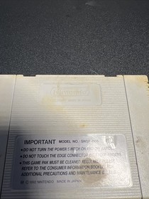 Super Tennis SNES Nintendo NES Game PAL