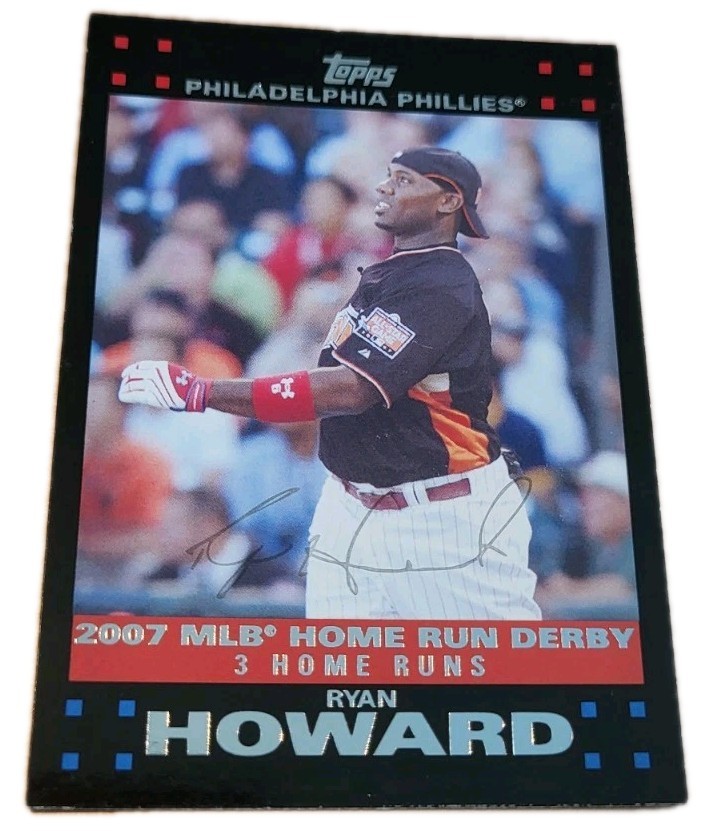 2007 Topps Ryan Howard #UH290 Philadelphia Phillies All Star Baseball Card (N1