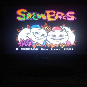 SNOW BROS Snow Brothers Famicom NES Game Japan Used
