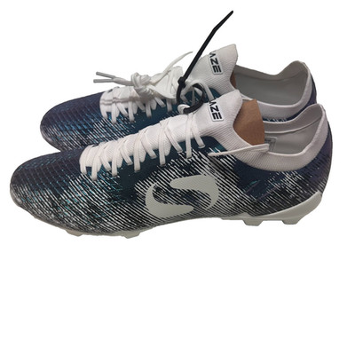 Sondico Fußballschuhe UK 7,5 EU 41,5 Firm Ground White Navy
