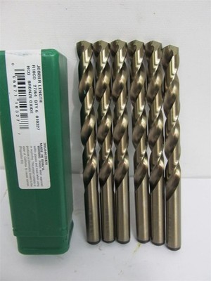 Precision Twist Drill 010327, 27/64'', Cobalt, Jobber Length Drill Bits (PK 6)