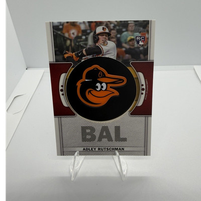 Topps 2023 Series 1 Adley Rutschman Orioles RC Team Logo Patch #TLP-AR