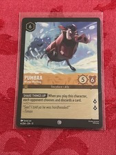 FOIL Lorcana Winterspell - Pumbaa - Winter Warthog - 4/204 - M/NM FOIL