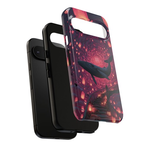 Flying Whale Staircase Lanterns - Phone Cover Case for iPhone, Galaxy, Pixel - 第 129/259 張圖片