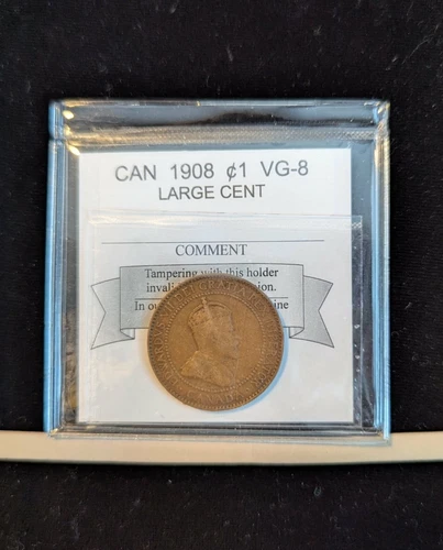 Photo of a 1908 Canada Large Cent from an eBay listing that sold on Jul 20, 2026