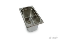 Edelstahl Camping SpüLe Waschbecken + Ablauf 265X160X150 Mm Abl. 19Mm T4 T5 T6