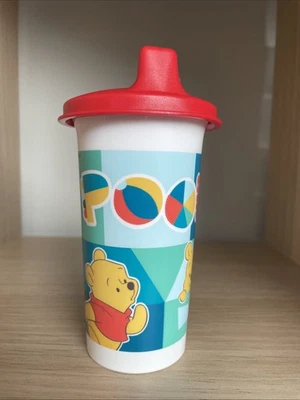 Tupperware Trinklernbecher Becker Kinder Disney Winnie Pooh Rot 310 Ml Neu - Bild 1 von 3