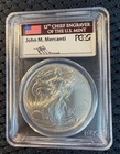 2015 American Silver Eagle PCGS MS70 First Strike Mercanti Signed