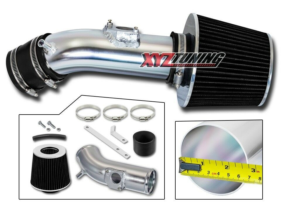 KIT Di Induzione A Sfiato Breve NERO + Filtro Per Mazda3 10-12 Mazda 3 2.5L L4