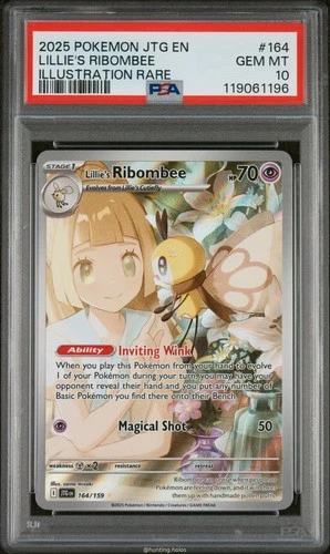 Lillie's Ribombee 164/159 PSA 10 Jtg En Journey Together Pokemon JC006