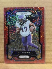 2023 Panini Prizm - K.J. Osborn #194 Red Sparkle Prizm