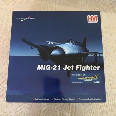 Hobby Master MIG-21 Jet Fighter 1/72 Scale Diecast Model HA0001