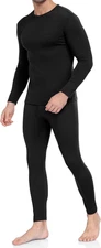 Thermal Underwear for Men Long Johns with Fleece Lined Base Layer Men Cold Weath