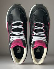 Zapatilla deportiva con cordones Everlast para mujer talla 8 negra/rosa/blanca Natalie