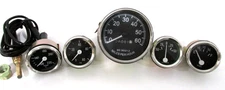 60 MPH Speedometer Temp Oil Fuel Amp Gauge Set for Willys MB Jeep Ford CJ GPW