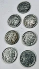 7 Buffalo Nickels Lot 1929–1937 Mixed Full Date Album Fillers
