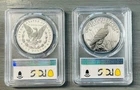 2023-S Morgan and Peace Silver Dollar 2-Coin Reverse Proof Set PR70 FS  PCGS