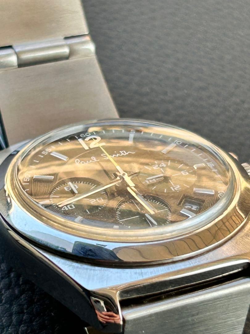 Paul Smith Final Eyes Chronograph Green Dial Quartz Stainless