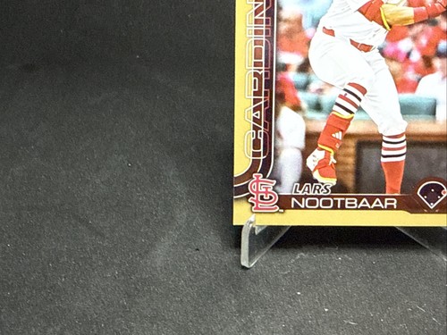 2025 Topps Series 1 Baseball Lars Nootbaar Gold Border 1640/2025 - Picture 5 of 11