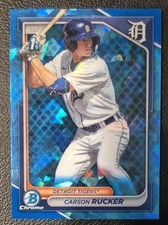 2024 Bowman Sapphire Edition - Chrome Prospects Carson Rucker #BCP-65 (RC)