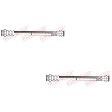 2x QUICK BRAKE Bremsschlauch links rechts für Fiat 500 312_ 312 Ford KA RU8