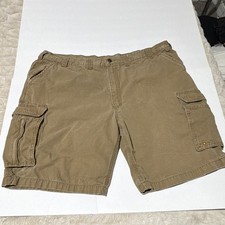 Carhartt Men s Cargo Shorts 44 Khaki Relaxed Fit Workwear Utility Pockets