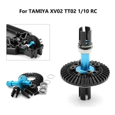 Front Differential Lock Spool with Gear Set for TAMIYA XV02 TT02 1/10 RC Parts