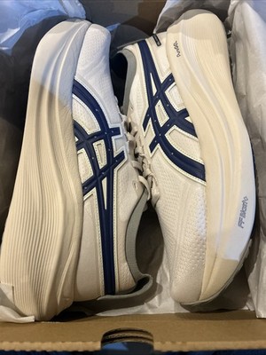 ASICS GEL-Nimbus 27 ATC - Men's (Birch/Indigo Blue) Size 10