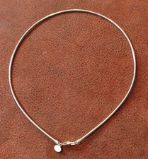 16”, vintage Silpada sterling silver 925 ITALY choker necklace