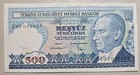 Turkey 500 Lira 1983 Unc