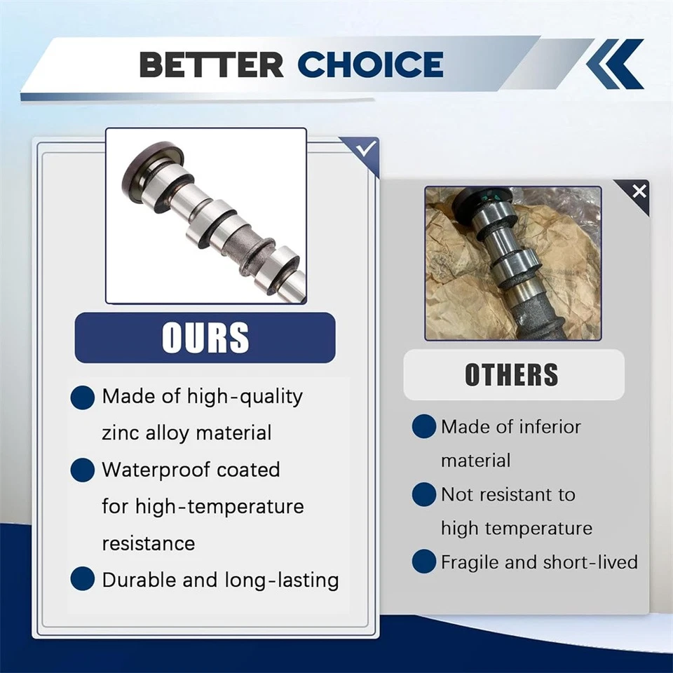Eixo de cames de admissão lateral direita 5184380AG para Jeep Dodge Chrysler 2011-2020 3.6L - Imagem 2 de 4